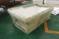 1100L 직물 물자 움직이기를 위해 완벽한 폴리에틸렌 플라스틱 부피 세탁물 실용적인 손수레