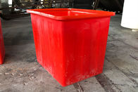 Aquaponic 물고기 Fram를 위한 빨간 160L 플라스틱 재생 용기 물 탱크
