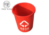 빨간색 100L 플라스틱 음식 저장은 건조한 식품 포장을 위한 뚜껑 그리고 손잡이로 Buckets