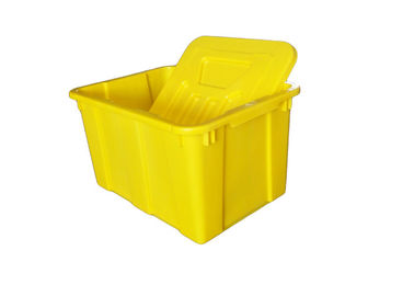 상업적인 가두 재생을 위한 뚜껑을 가진 황색에 의하여 착색되는 플라스틱 궤 상자