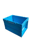 야영 저장을 위한 투명한 단단한 접을 수 있는 플라스틱 크레이트 600 * 400 * 360