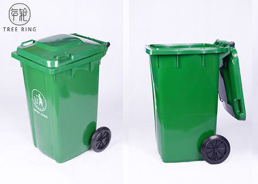폐기물처분을 위한 회색/녹색 100Liter 큰 플라스틱 Wheelie 궤는 옥외를 재생했습니다
