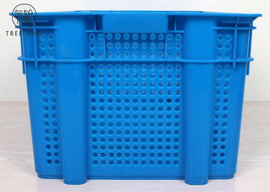 착색된 유로 관통되는 위생 플라스틱 패킹 크레이트 HDPE 630 * 420 * 315 Mm