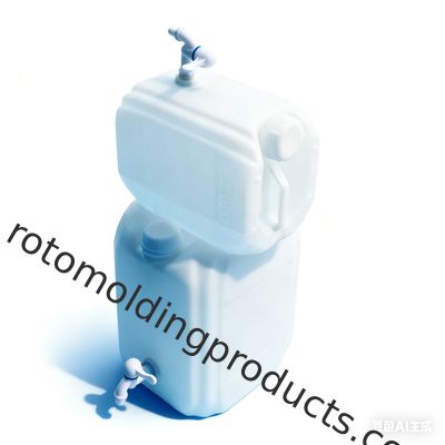 손잡이가 내장된 15리터 플라스틱 제리캔, 취급 용이 및 물의 내구성 있는 보관