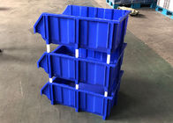 파란 색깔 창고 산업 작업장에 있는 벽돌쌓기를 가진 플라스틱 채집 궤